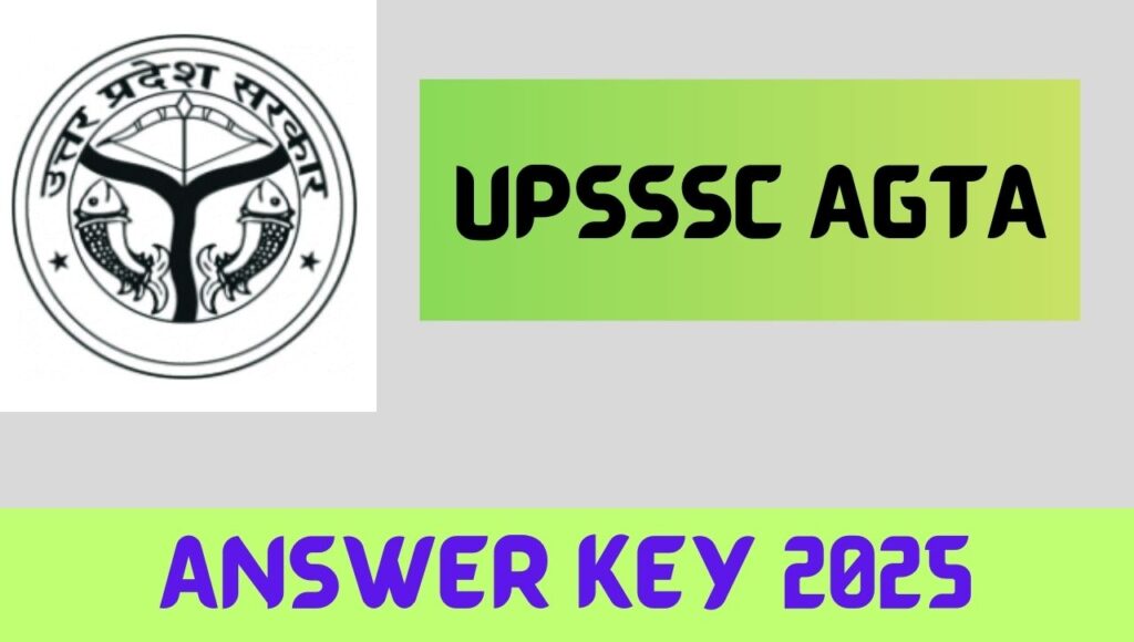 UPSSSC AGTA Answer Key 2025