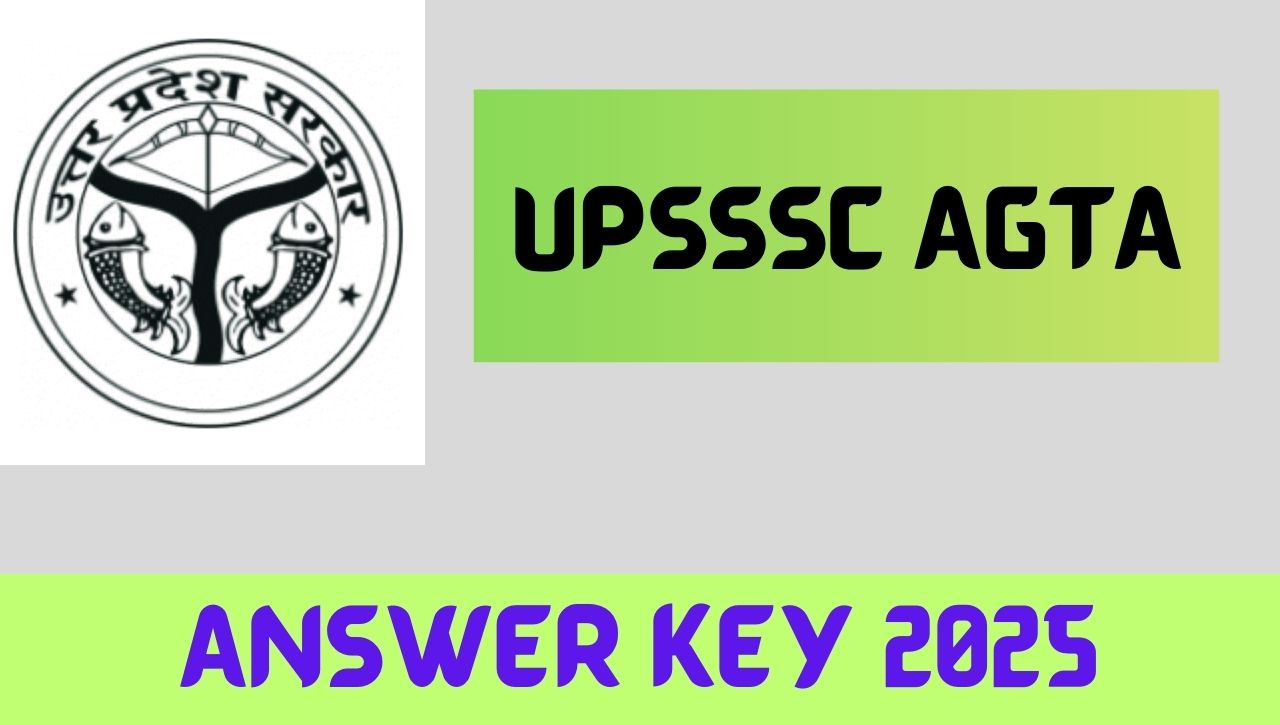 UPSSSC AGTA Answer Key 2025